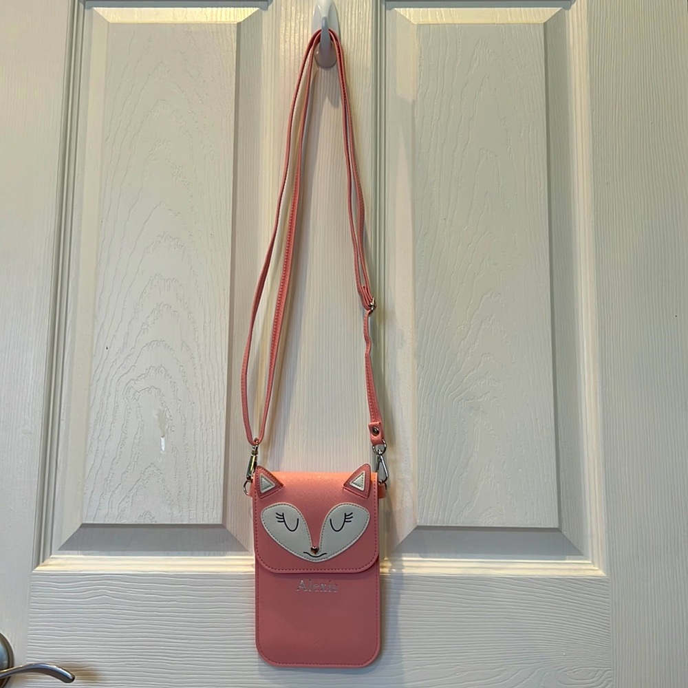 Monogram phone purse